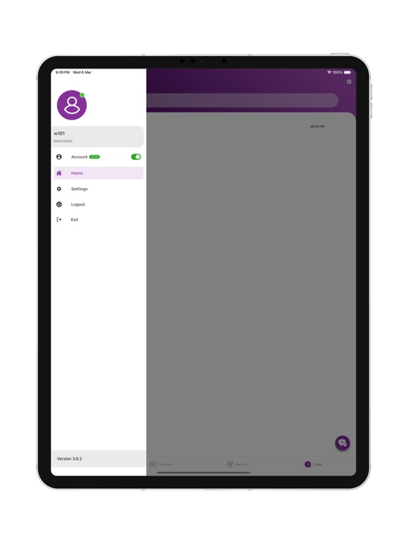 Wocom VoIP iPad screenshot 5 - Lifestyle app