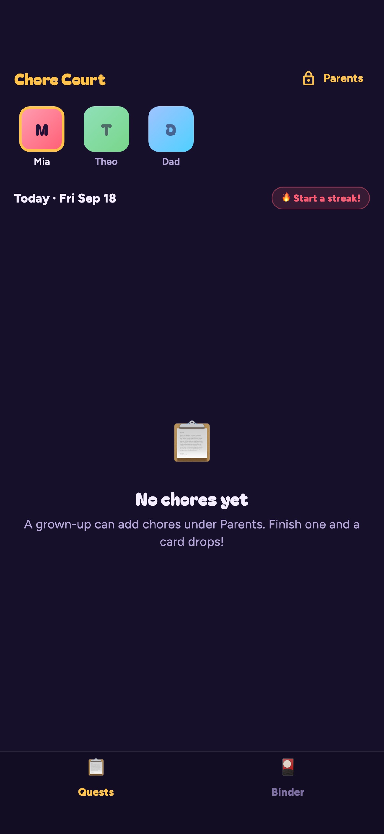 Screenshot 5 of Chore Court: Chores & Cards