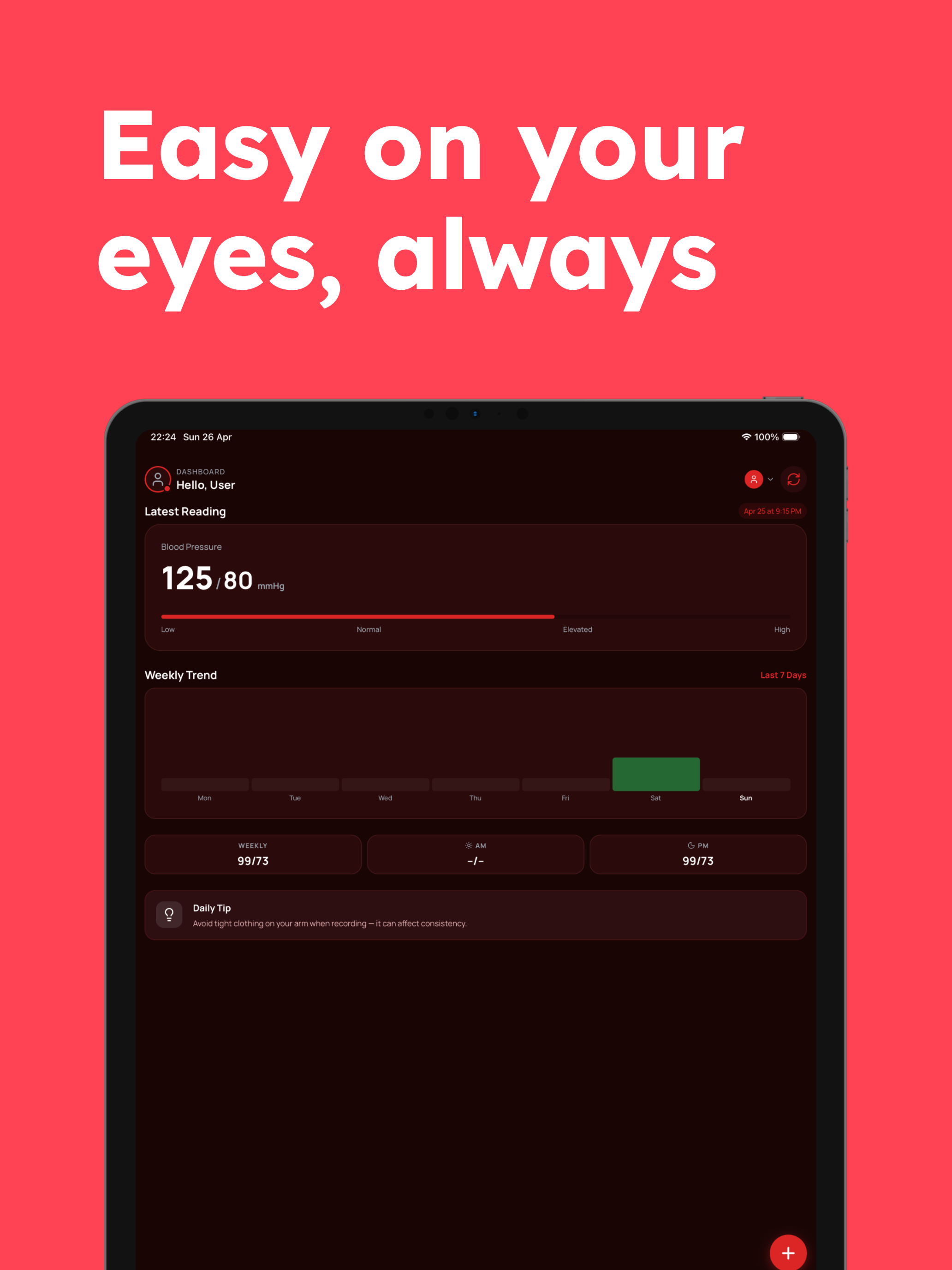 Heartitly – Blood Pressure Log