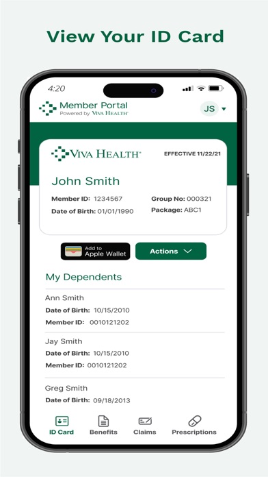 VIVA HEALTH / VIVA MEDICARE Screenshot