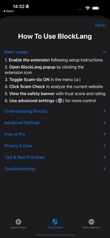 BlockLang screenshot