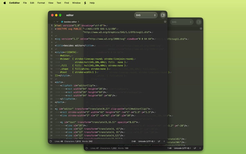 CotEditor screenshot 4