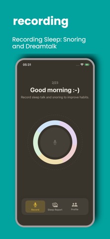 Sleep Recorder Pro-Snoring Screenshot 1 of 3