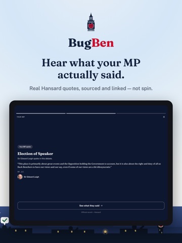 BugBen — Bills, MPs & Votes iPad screenshot 6