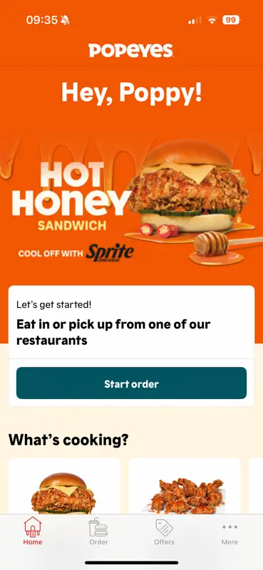 Popeyes UK: Order & Delivery screenshot 1 of 5