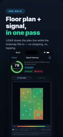 SignalMap WiFi iPhone screenshot