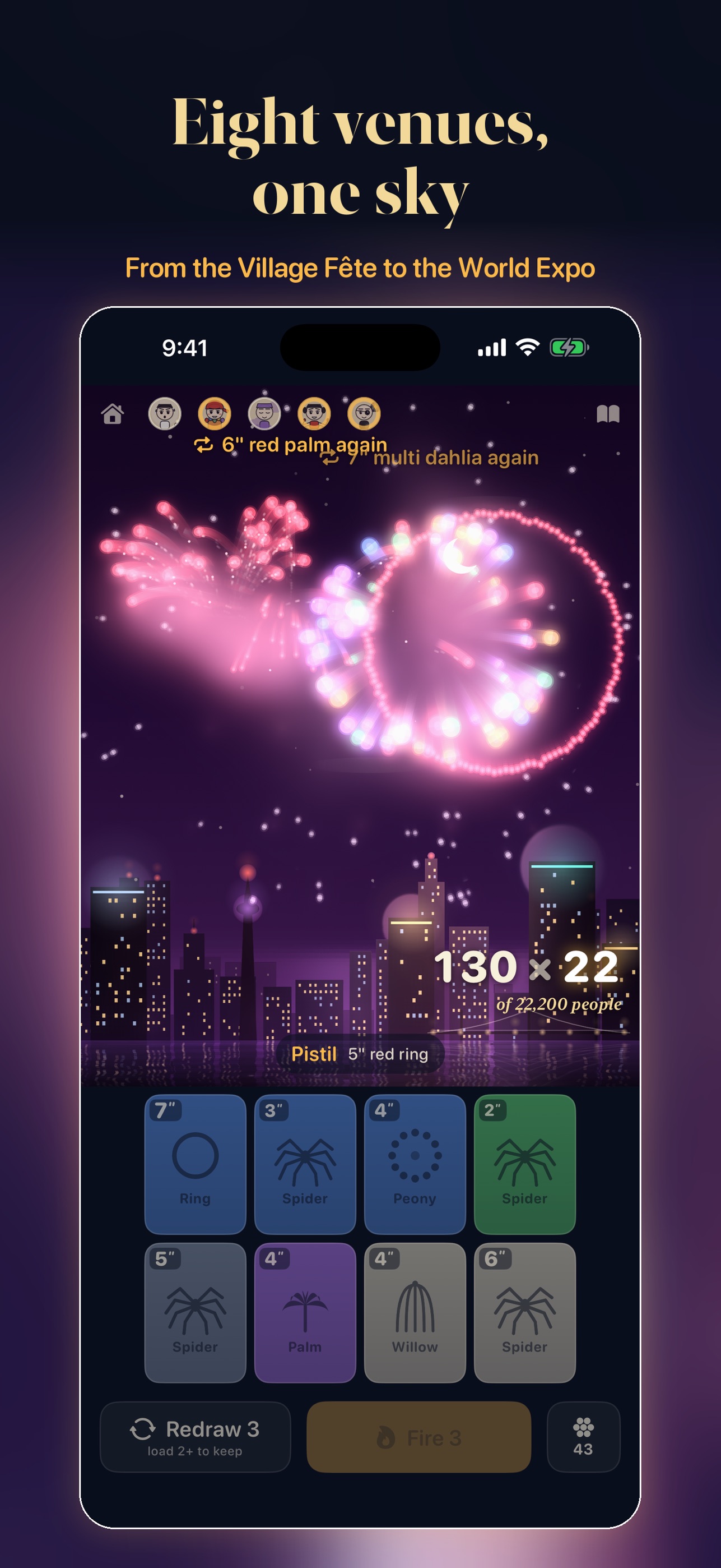 Screenshot 2 of Kamuro: Fireworks Roguelike