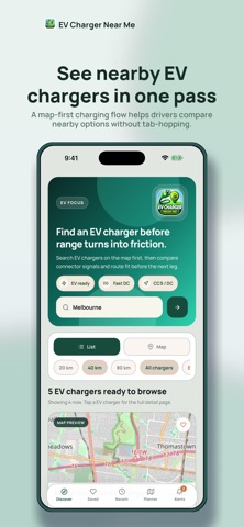 EV Charger Near Me iPhone screenshot