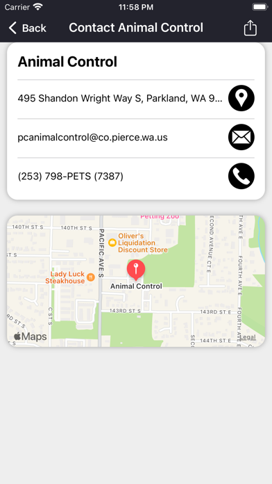 Pierce Co Sheriff’s Office Screenshot