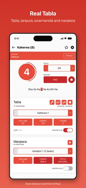 Rhythm with Tabla & Tanpura screenshot 1