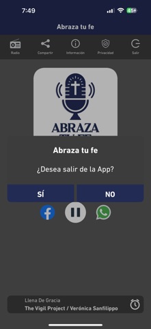 Abraza tu fe iPhone screenshot