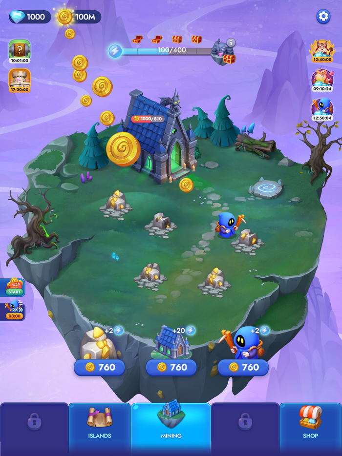 Evil Gold Miner idle tycoon