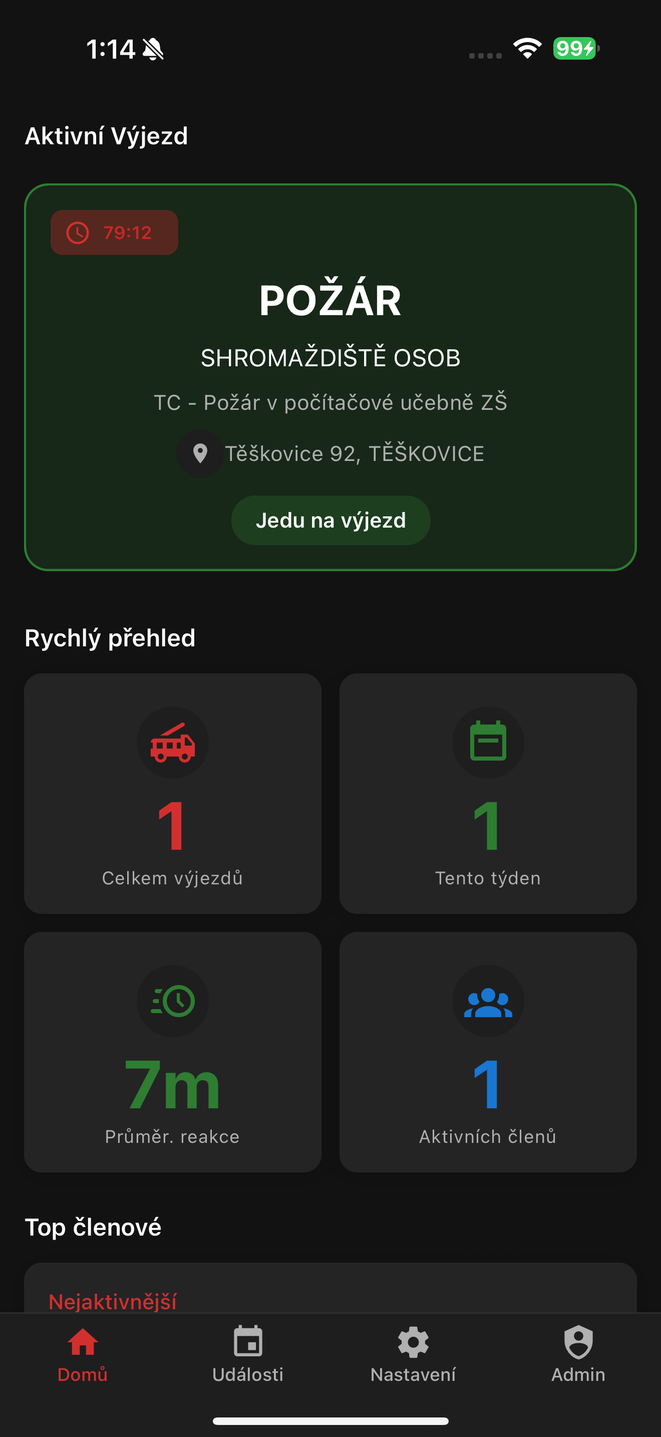 Hasiči Online screenshot 2