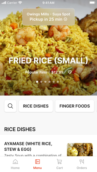 Suya Spot iPhone screenshot 2 - Food & Drink app