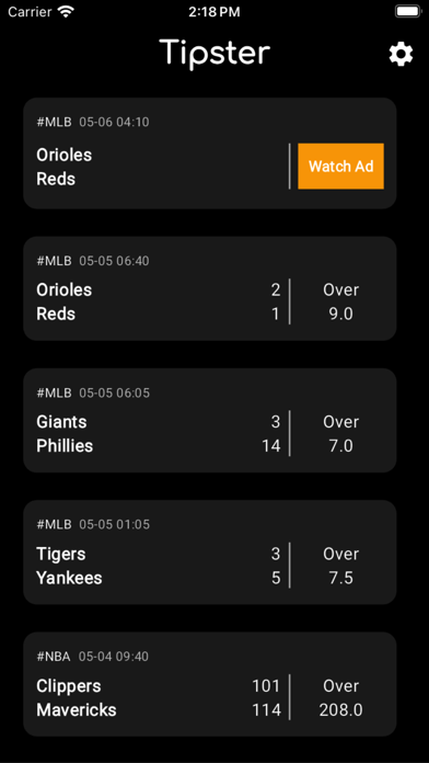 Tipster - Sports Betting Picks Screenshot