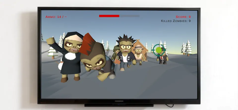Screenshot von Zombie Shoot: TV Casting Game auf dem iPhone 3