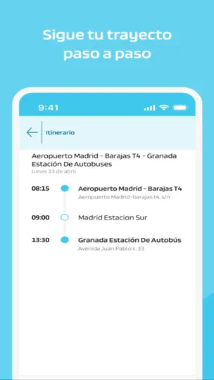 Captura de pantalla de Alsa: Compra Billetes De Bus en iPhone 5