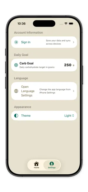 Carby – Carb Counter screenshot 4