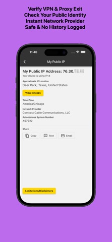 Look4IP: ASN & Domain Lookup iPhone screenshot