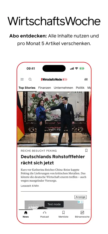 WirtschaftsWoche - Nachrichten screenshot 1 of 8