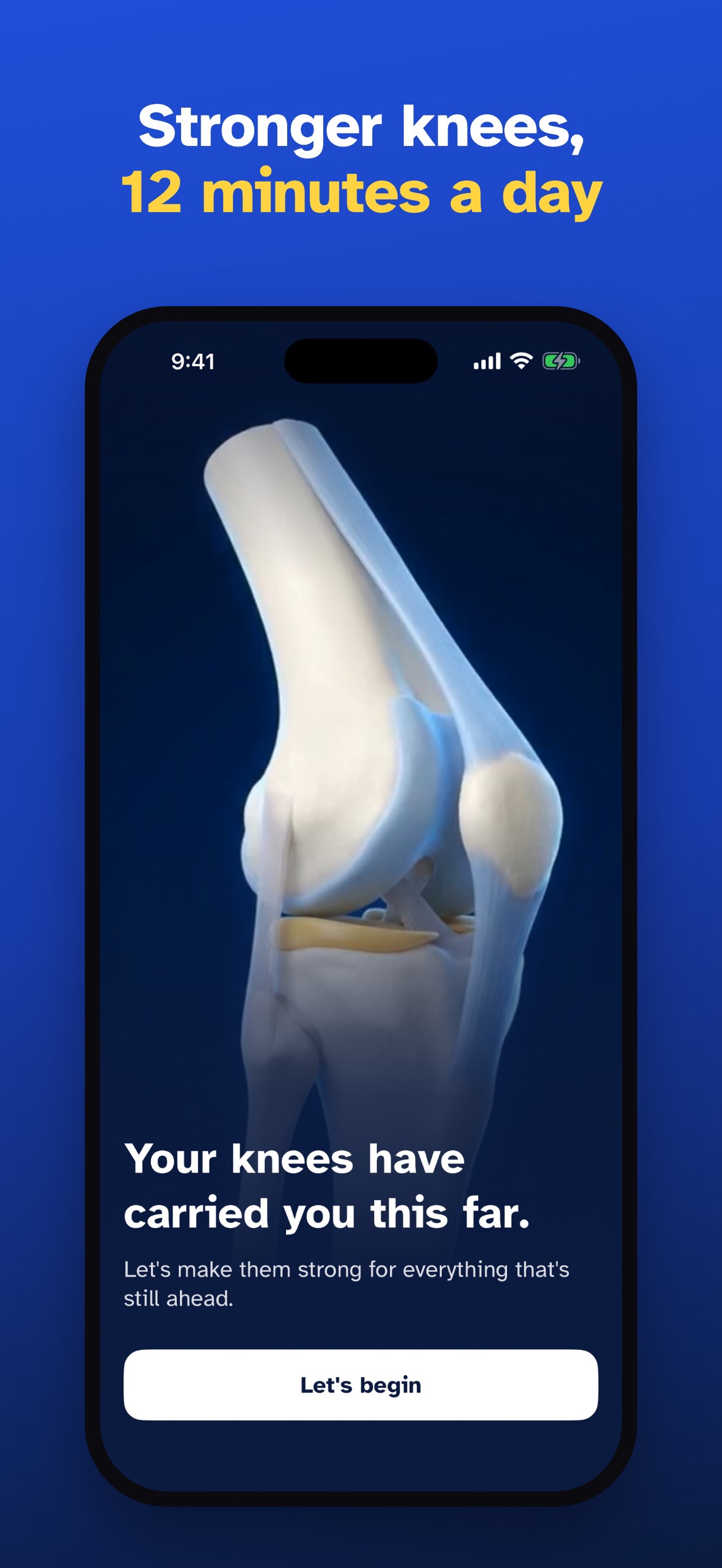 Screenshot 1 of KneeFit: Knee Strength Plan