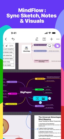 BigPaper -Mind Map, PDF Markup Screenshot 1 of 3