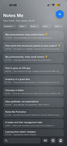 Notes Me: Minimal Notes Screenshot 1 of 7