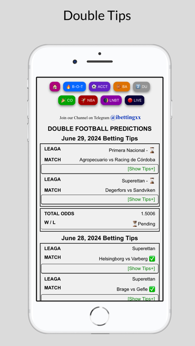 Betting Tips - Bet Prediction Screenshot