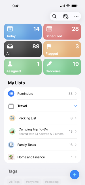 ‎Reminders Screenshot