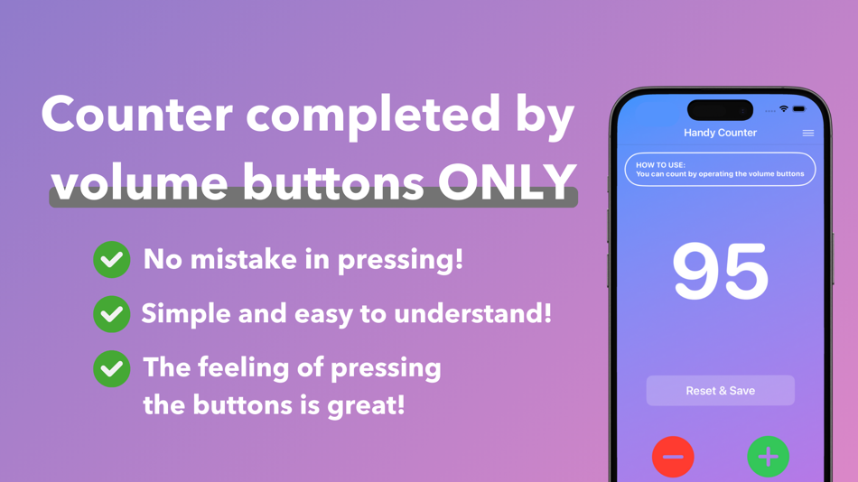 #1. Handy Counter | Control volume (iOS) Με: Yu Hiraoka