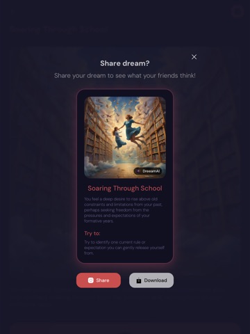 Dreeam.AI iPad screenshot