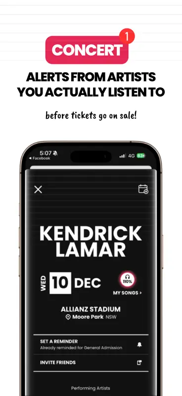 Whatslively - Concerts screenshot 1 of 5
