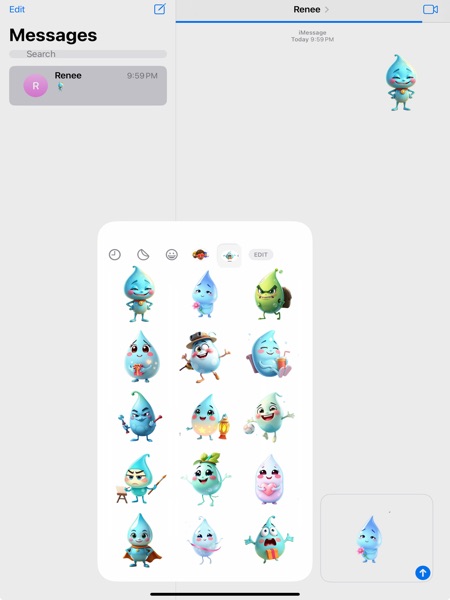 【图】晶莹露珠贴纸(截图1)