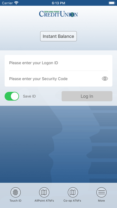 CROW WING POWER CREDIT UNION iPhone screenshot 2 - Finance app