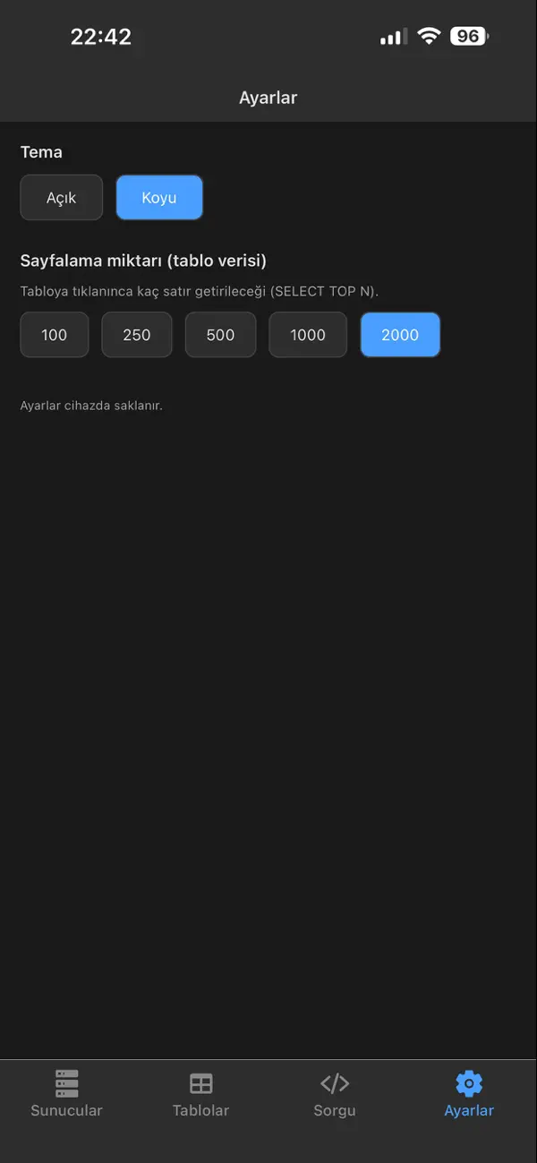 #3. Dyn SqlServer (iOS) Oleh: Turgay ACAR