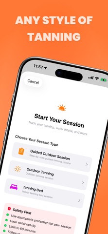 Tanly - SPF Tanning Tracker iPhone screenshot 3