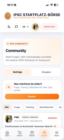 IPSC-Börse iPhone screenshot