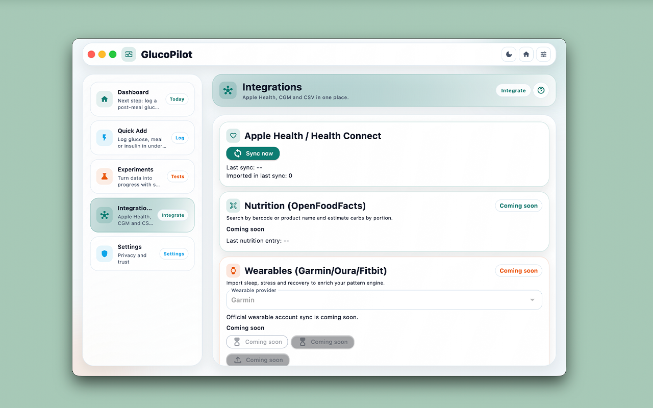 GlucoPilot Care screenshot 20