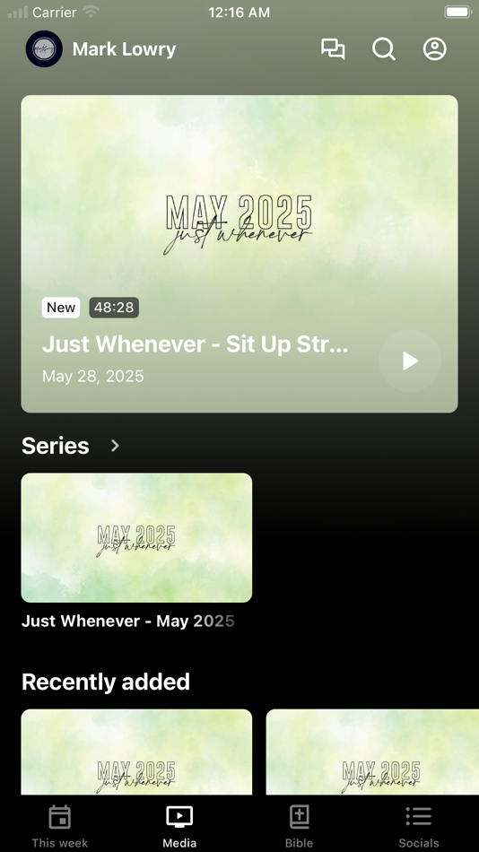 #2. Mark Lowry (iOS) 由: Mark Lowry Productions, Inc