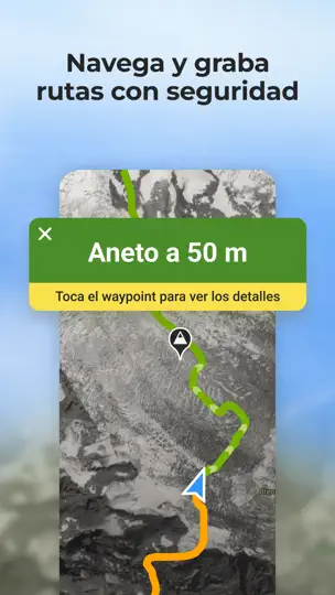 Captura de pantalla de Wikiloc - Rutas Del Mundo en iPhone 2