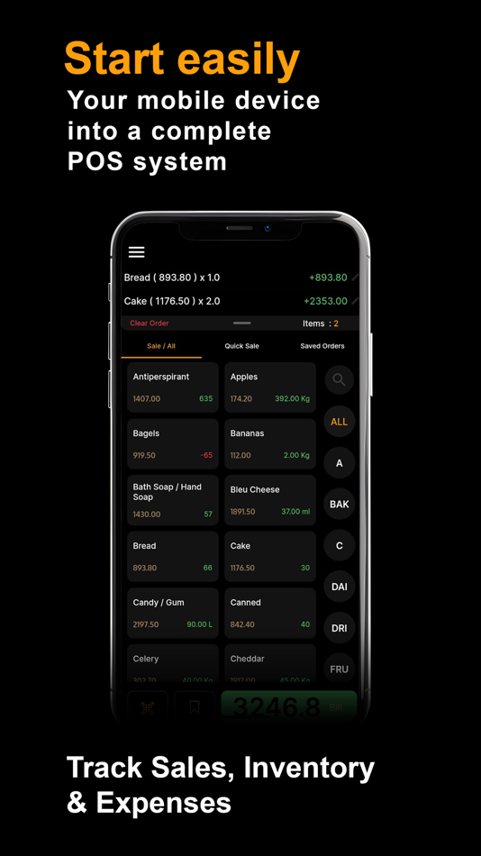 #1. Billeez POS - Easy Billing App (iOS) By: Billeez POS - Easy Billing App