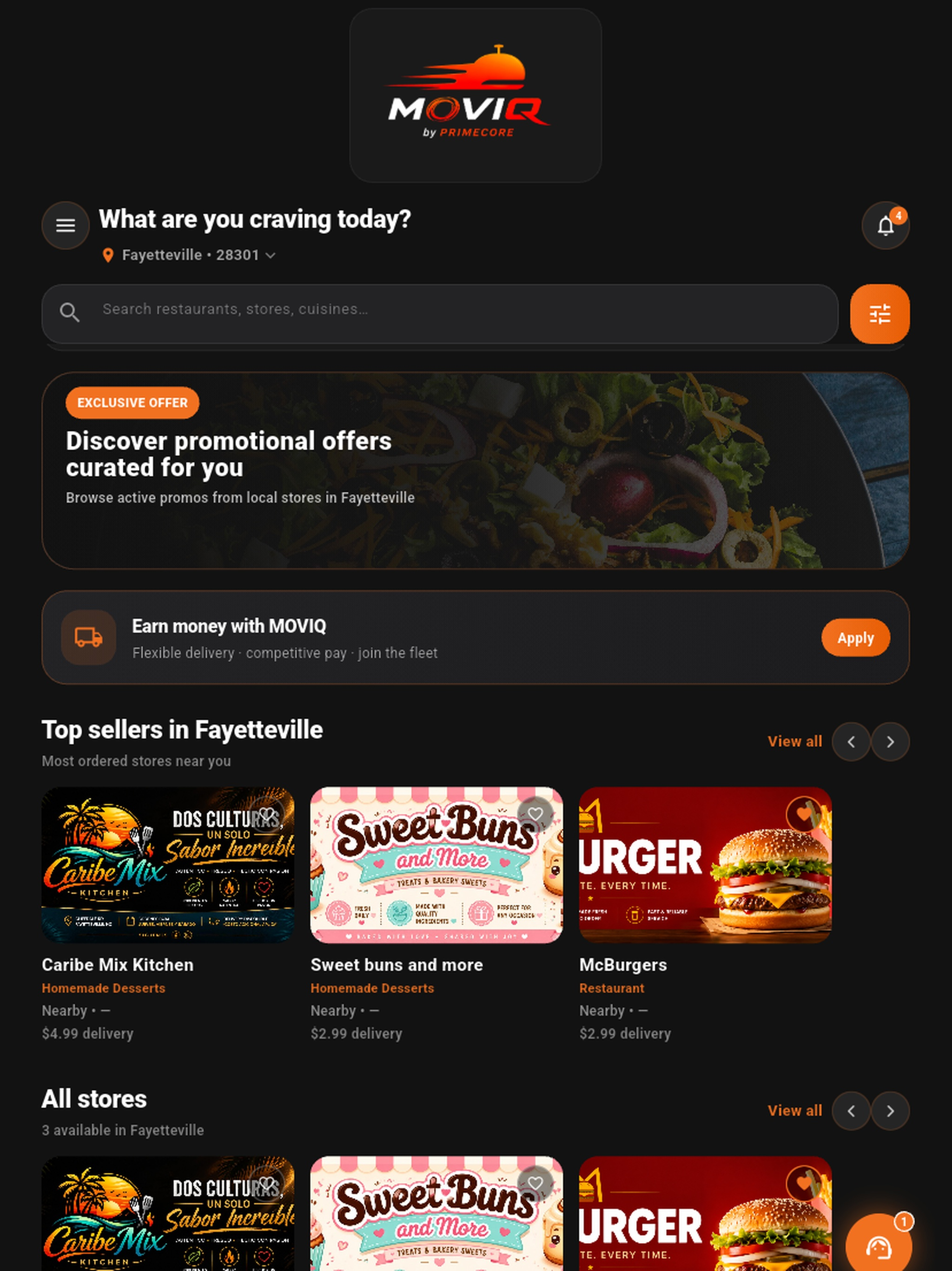 MOVIQ Delivery screenshot 6