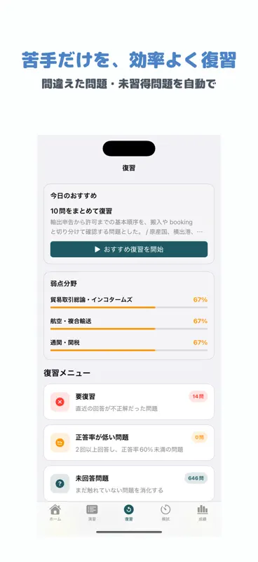 貿易実務検定 B級 | 2026年対策 screenshot 3 of 5