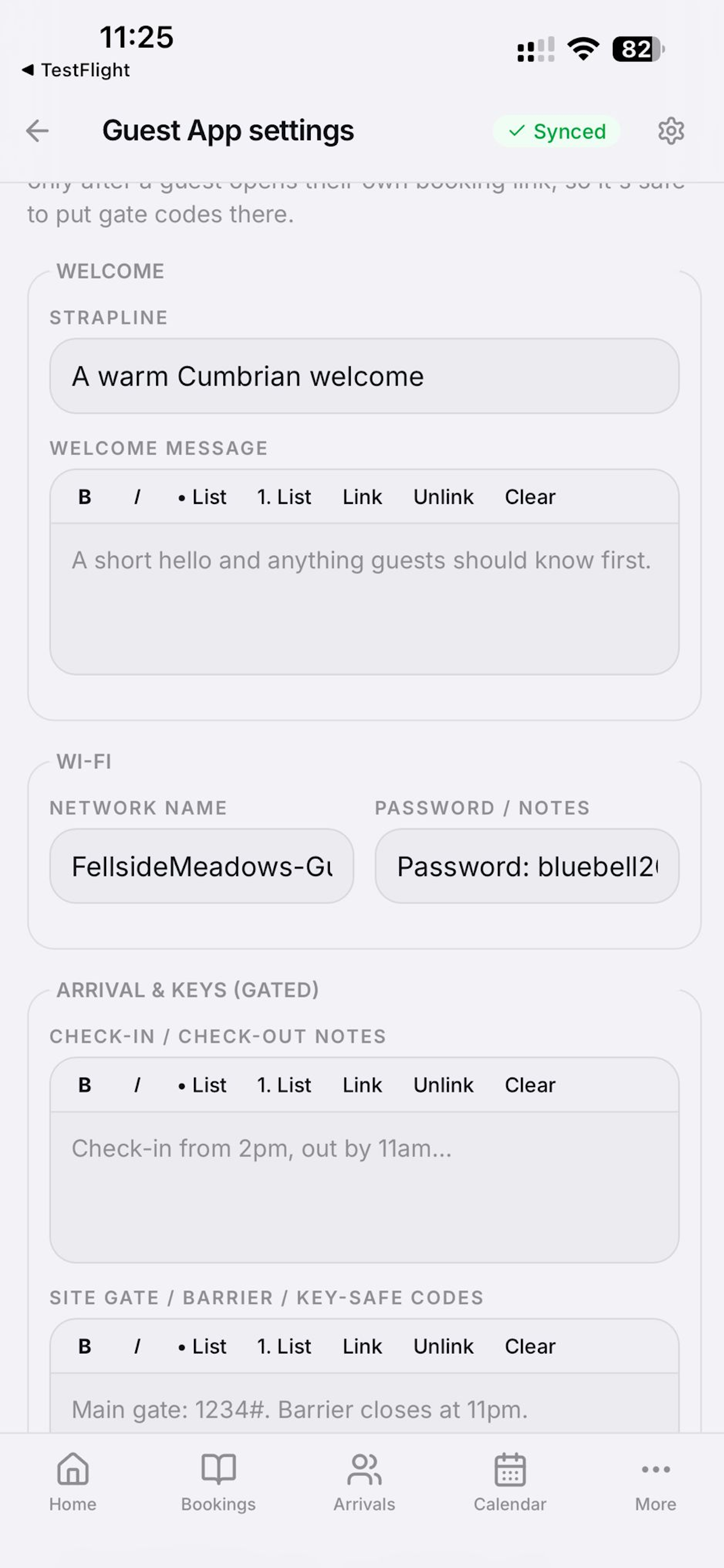 Campsite Manager screenshot 3