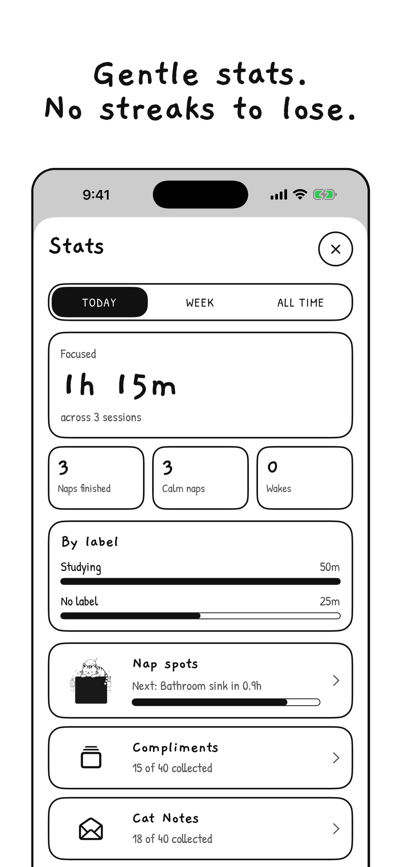 Screenshot 3 of Don't Wake the Cat: Focus