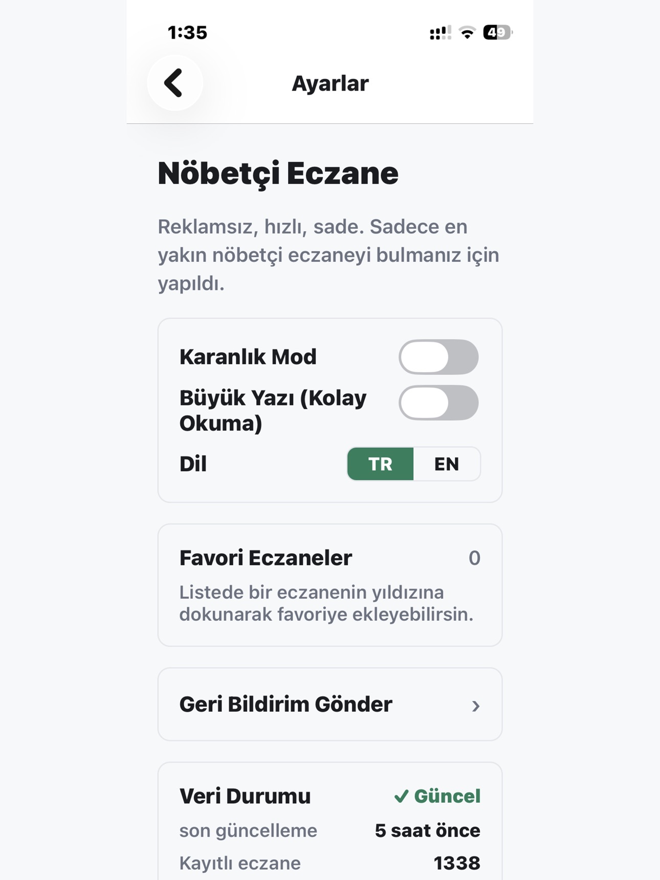 Screenshot 6 of Ease: Nöbetçi Eczane