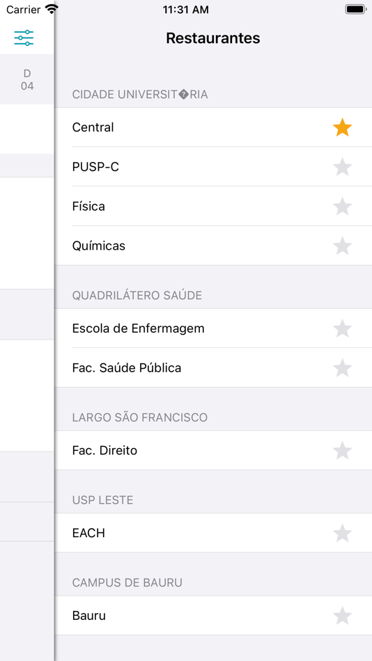#4. Cardápio USP (iOS) 由: Universidade de São Paulo