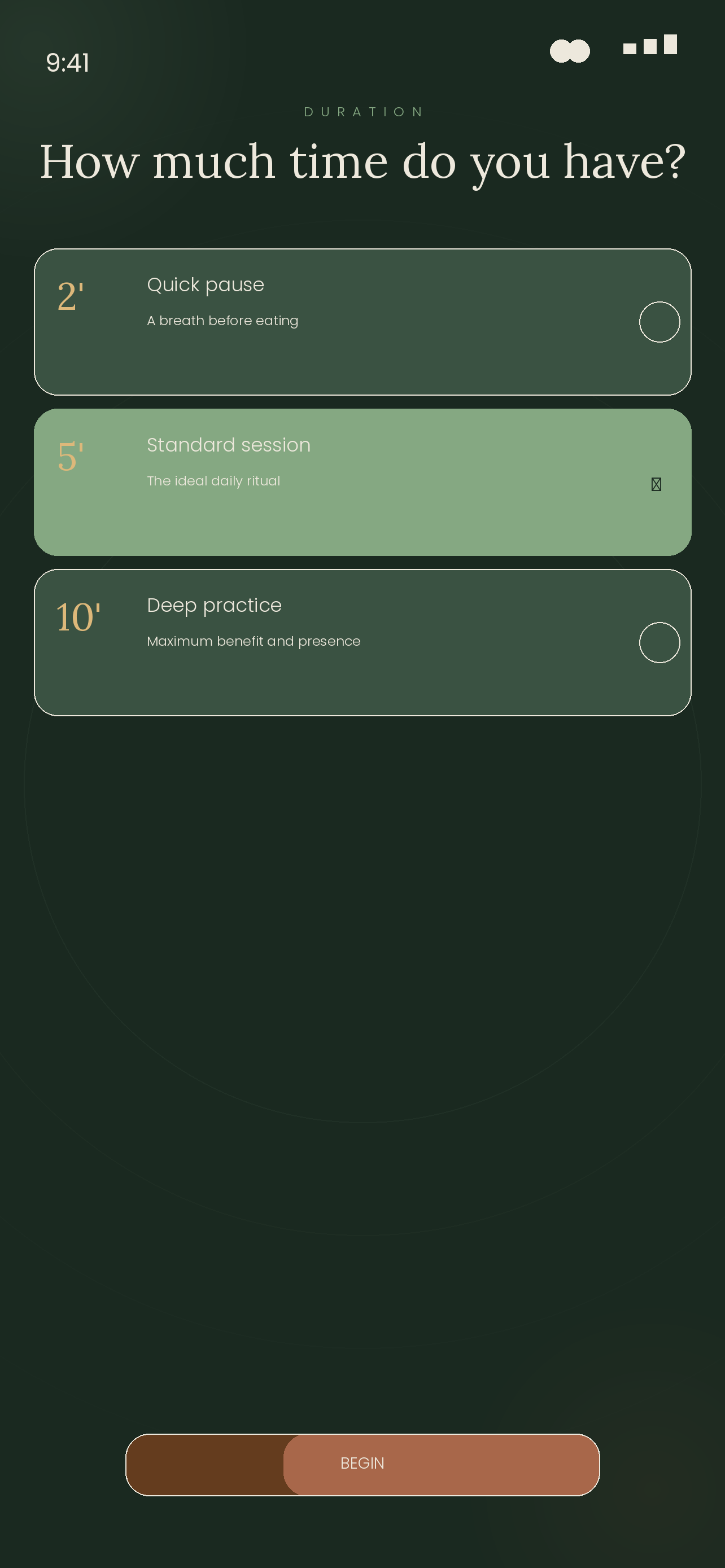 Mindful Meal - Breathing screenshot 8