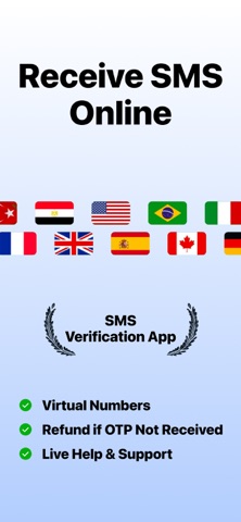 Virtual Number & SMS - GetOTP screenshot