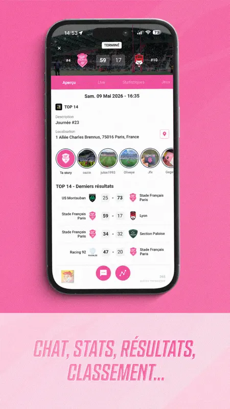 Stade Français Paris screenshot 3 of 7